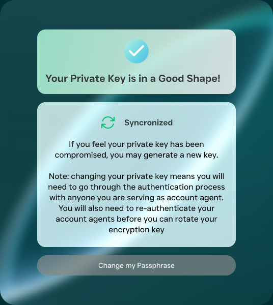 Centralized and encrypted storage