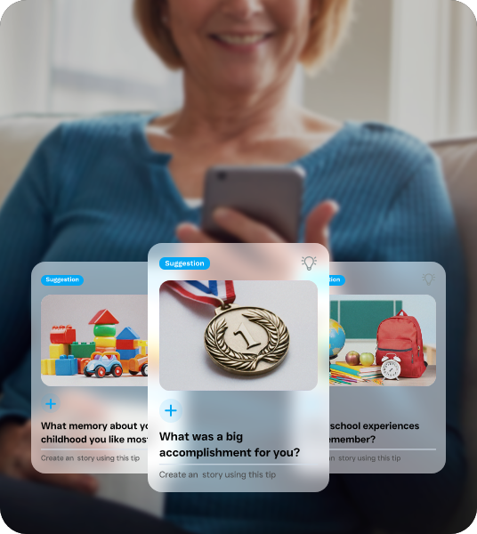 Guided storytelling experience